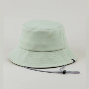 The Wrap Life Green Satin-Lined Bucket Hat with Satin Lining (OS)